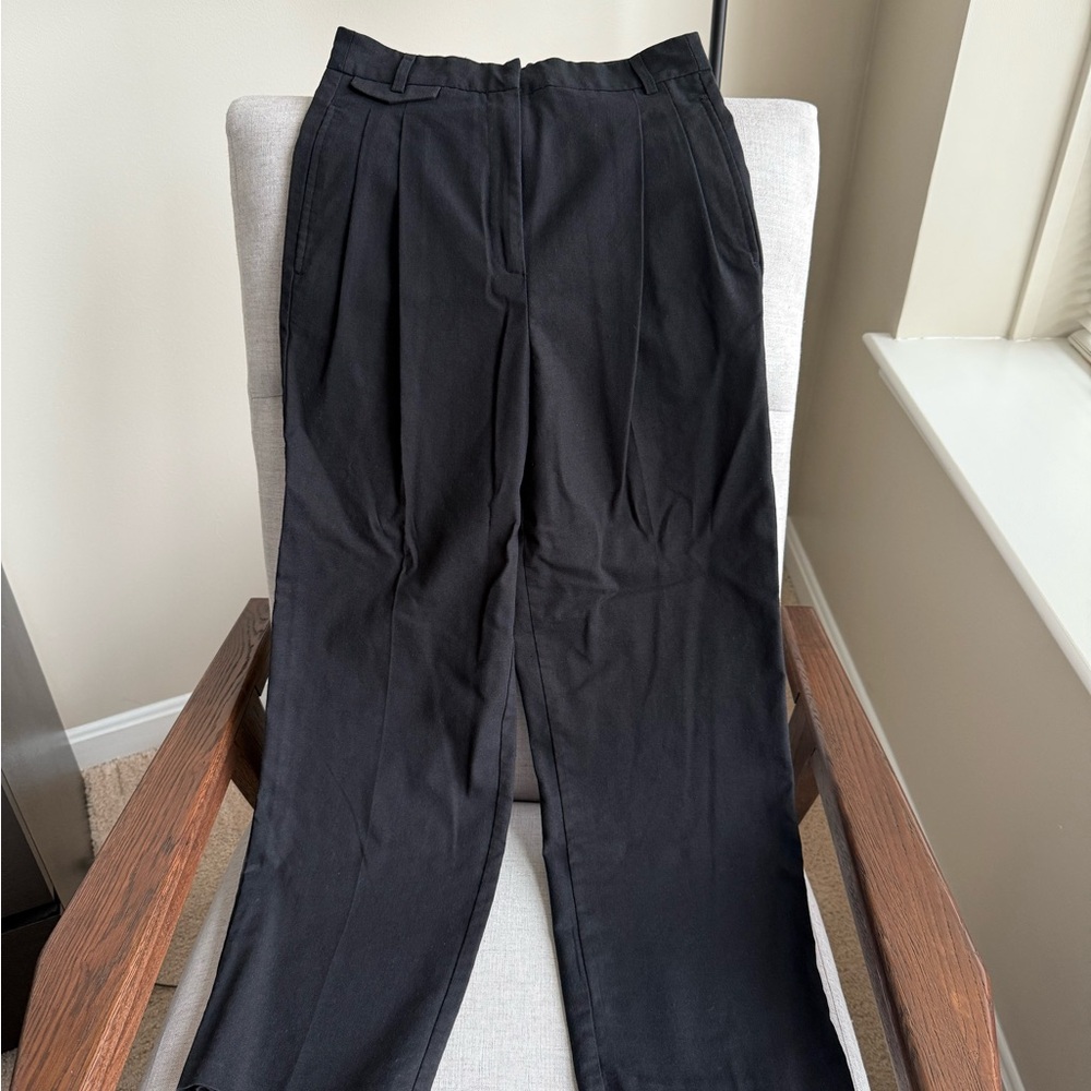 ASOS Design Linen Black Trousers